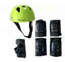 RAKSO Skating & Cycling Protective Set - Color- Green (Set of 4 pcs) Kids...