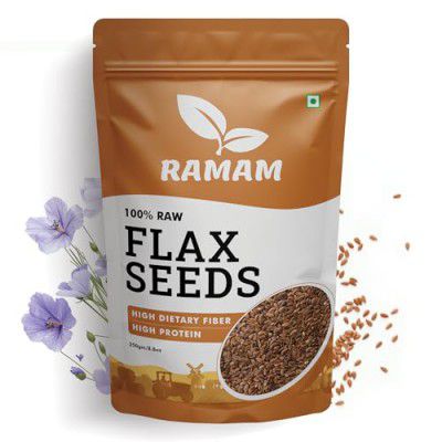 Ramam Flax Seeds 250gm | Natural Raw Flax seeds for Eating | Alsi Seeds