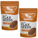 Ramam Flax Seeds 500gm | Natural Raw Flax seeds for Eating | High Dietary Fiber | Rich in Magnesium |Helps in Manage Blood sugar levels & Heart Health | Helps in Hair Growth| Alsi Seeds- 500gm...