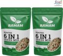 Ramam Premium 6-in-1 Super Seeds Mix |Roasted & Ready-to-Eat |High Protein | Mixed Seeds  (250 g, Pack of 2)...