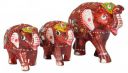 Ramani Handicarfts Elephant Design (Maroon Set of 3)...