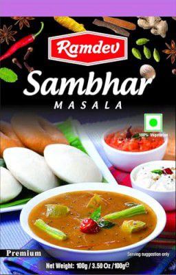 Ramdev Sambhar Masala 100 G - Pack of 5