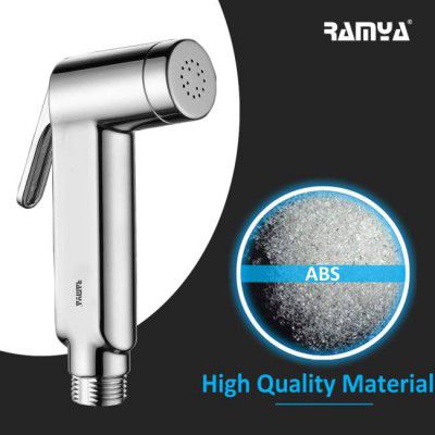 Ramya New Aris High Pressure Health Faucet Gun Handle Only For Washroom And Toilet Jet Spray Faucet  (Wall Mount Installation Type)