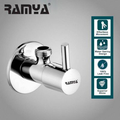 Ramya Turbo Angle Valve Stainless Steel Premium Quality Angle Cock Faucet (Wall Concealed Installation Type)