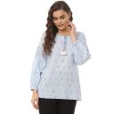 Rangriti Blue Art Silk Short Top for Women...
