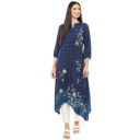 Rangriti Women's Rayon Asymmetrical Knee-Length Dress...