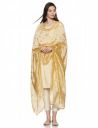 Rangriti Women's Silk a line Salwar Suit Set (RSKCFS8619_Gold_Free)