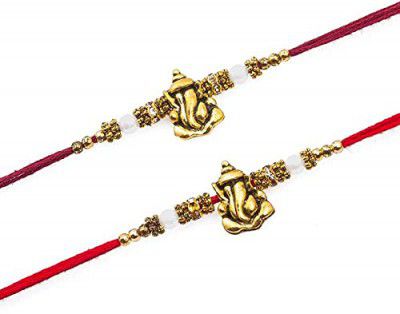 RAPA Handmade Beautiful Rakhi Set of 2