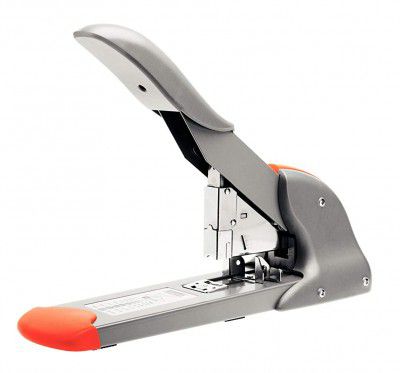 Rapid Stapler with 210 Sheet Capacity (Silver and Orange)