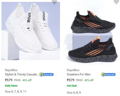 Rapidbox Casual Shoes upto 42% off