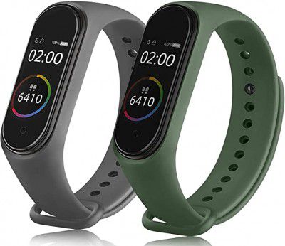 Rapidotzz Band Straps Compatible for Mi Band 4 and Mi Band 3
