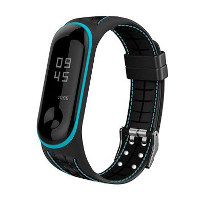 Rapidotzz Replacement Strap Band for Xiaomi MI Band 3 and Band 4 for MI3 and MI4 Blue