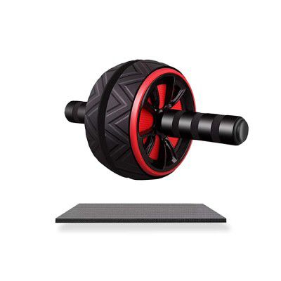 Rapidotzz Thick Ab Roller with 200Kg Load Capacity, No floor Damage Wheel with 8MM Knee Mat - Full Body and Abs Tummy Workout for Men & Women for Exercise, Home Gym and Weight Loss