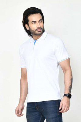 RAPL BHARAT Solid Men White T-Shirt