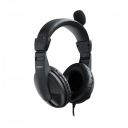 Rapoo H150 Stereo Wired Over Ear Headphones with Microphone Noise-Reduction USB Pc/Mac/Laptop/Chrome OS  ...