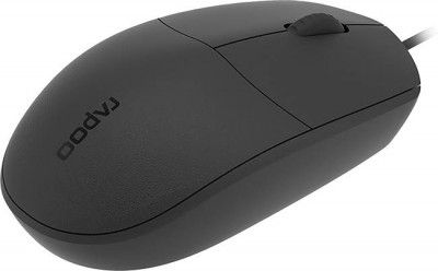 RAPOO N100 Wired Optical Mouse (USB 3.0, USB 2.0, Black)