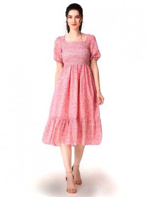 Rare Rose Fit & Flare Dress