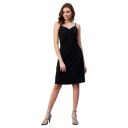 Rare Women Casual Black Colour Above Knee Solid Dress...