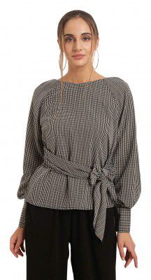 RARE Women's Checkered Regular fit Top