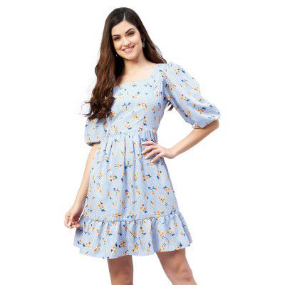 rare Women's Georgette Above The Knee Casual Dress