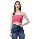 Rare Women's Polyester Slim Fit Sleeveless Blouse...