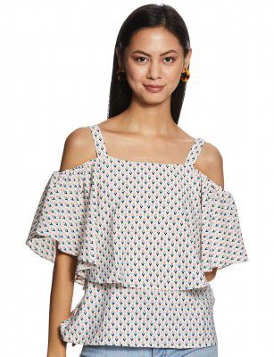 RARE Womens Regular Fit Blouse (EP4036-L_White L)