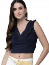 rare Women's Sleeveless Spandex Slim Fit Blouse...