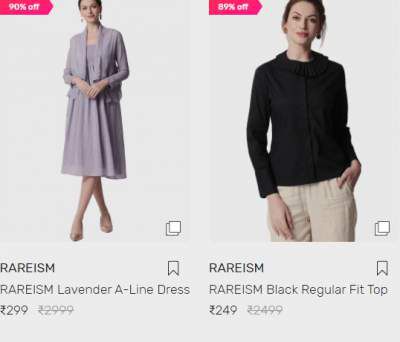 RAREISM Womens Dress Upto 90% Off