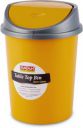 RATAN PLASTICWARE Euro Clean Table Top Dustbin (Big)-Tech Yellow Plastic Dustbin...