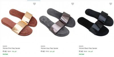 RAVIS Women Flats Footwear Upto 81% Off