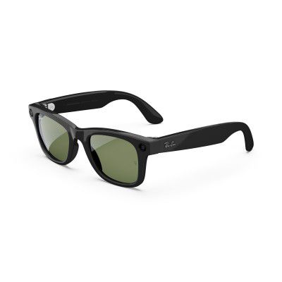 Ray-Ban Meta (Gen 1), Wayfarer, Shiny Black | Smart AI Glasses for Men