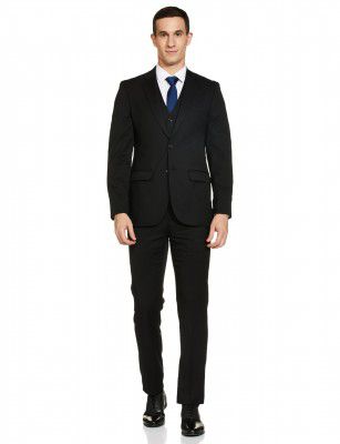 Raymond Black Contemporary Fit Suits