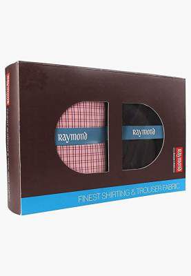Raymond fabric Makers Men's Cotton Unstitched 2.4 m Shirt and Trouser Fabric