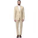 Raymond Medium Brown Contemporary Fit Polyester Blend Suit...