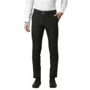 Raymond Men's Flat Front Slim Fit Dark Grey Formal Trouser...