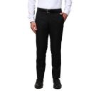 Raymond Men's Polyviscose Blend Checks Pattern Slim Fit Flat Front Formal Trouser...