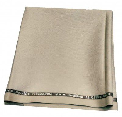 Raymond Men's Trouser Fabric (raycreampp_Beige_Free size)