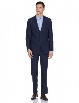 Raymond Men's Wool Blend SB2 BTN Notch Lapel Floating Suit-1 Dress Set