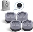 RAYMOX Anti Vibration Pads for Washing Machine Washing Machine Feet Pads Shock Absorber Noise Cancelling Washer Support, Washing Machine Anti Vibration Pad Heightening Pads with Suction (4, Smart)...
