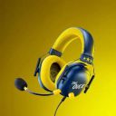 Razer Blachark V2+USB Sound Card-Courage JD Edition Wired Gaming (Black Yellow, On the Ear)...