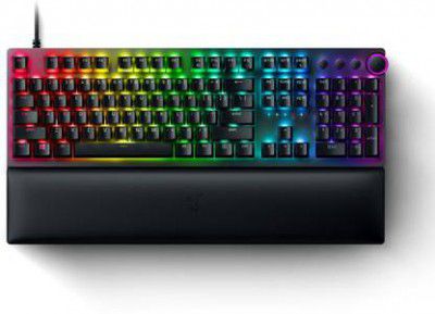 Razer Huntsman V2 Analog - Analog Optical RZ03-03610100-R3M1 Wired USB Standard Gaming Keyboard Compatible (Black)
