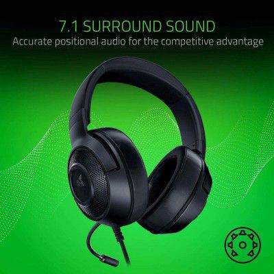 Razer Kraken X Lite Ultralight Wired Gaming Over Ear Headset