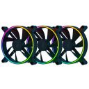 Razer Kunai Hydraulic 140MM aRGB PC Fan: Quiet, Powerful aRGB Fans - PWM Fan Controller Support & Connect Up to 8 Fans - Powered by Razer Chroma RGB - 3 Fans-RC21-01810200-R3M1...