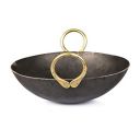 RBY Heavy Base Iron Kadhai | Kadai with Handle for Kitchen | Deep Frying Kadai Free Stainless Steel Scrubber (500 ml)...