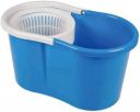 RC CLEANERS® 360° Spin Mop Bucket with Plastic Wringler (Bucket ONLY) Blue...