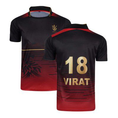 RCB Jersey 2023 Virat Kohli 18 Jersey T-Shirt (Kid's, Boy's & Men's)