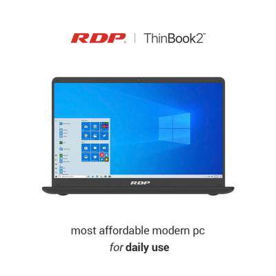 RDP ThinBook2 - Intel Celeron Processor, 4GB RAM, 64GB Storage, Windows 10 Pro, 14.1” HD Screen