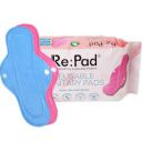 Re pad Reusable Cloth Sanitary for Women Pads Overnight Cloth Washable Super-Absorbent, Sanitary Pad (Pack of 6)...