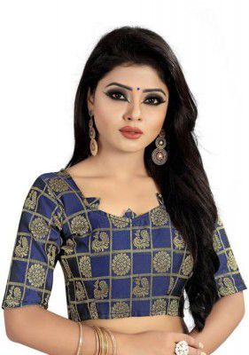 RE Renny Enterprise  Unstitched Jacquard Blouse Material Self Design