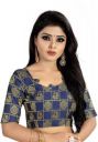 RE Renny Enterprise  Unstitched Jacquard Blouse Material Self Design...